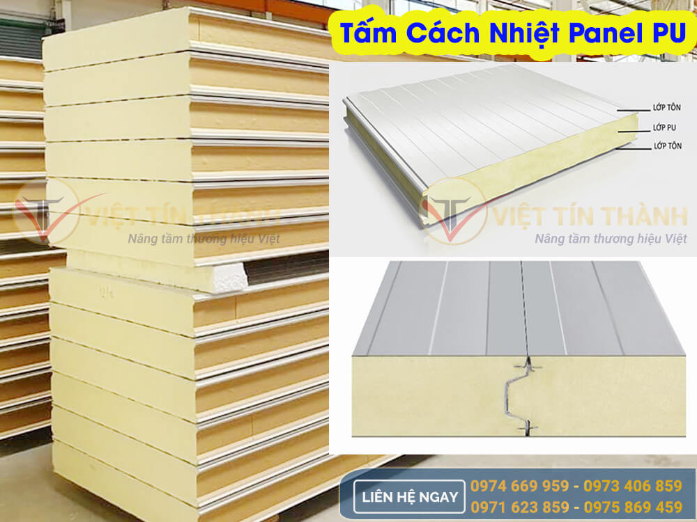 tấm cách nhiệt panel pu